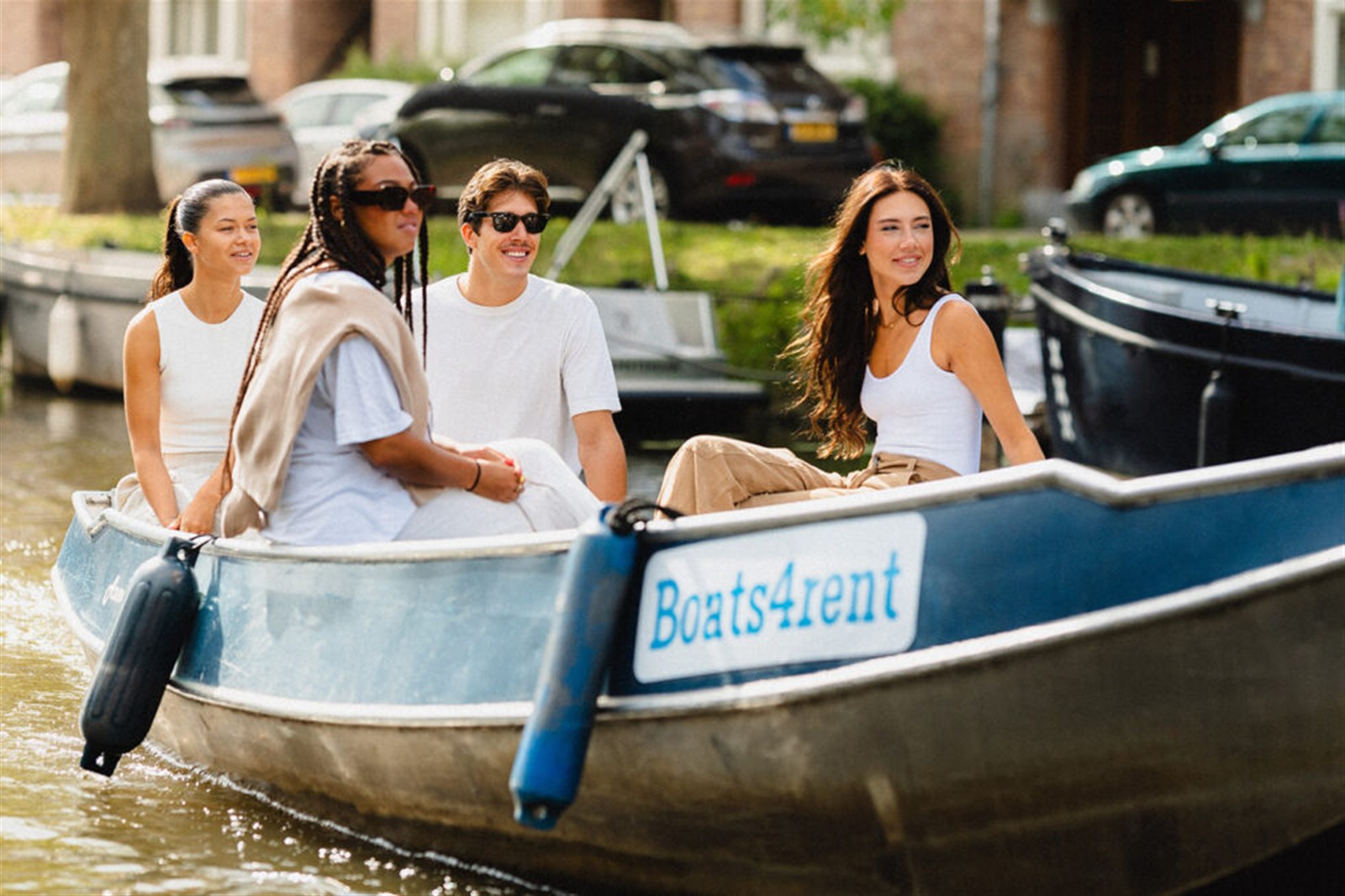 Noleggio barca Amsterdam - 2 ore con Boaty
